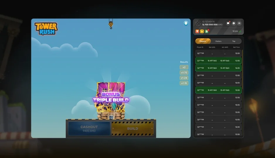 Capture d'ecran du gameplay de Tower Rush